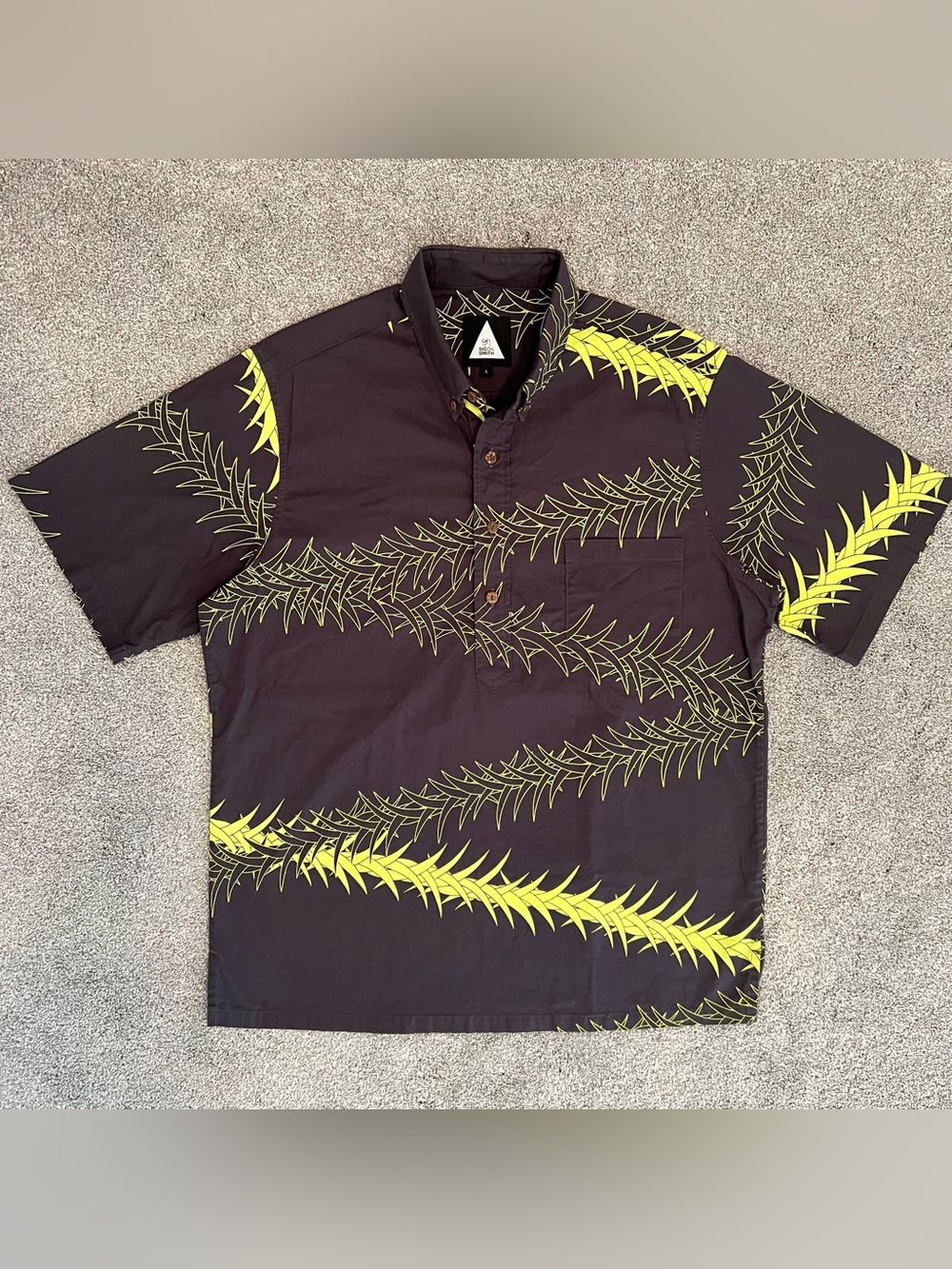 SIG ON SMITH Lei Hoaka Aloha Shirt